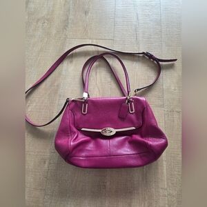 Coach Pink Leather Handbag